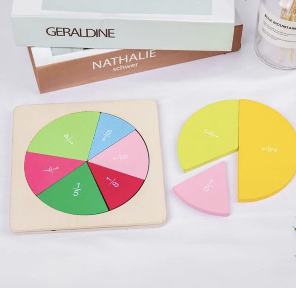 Jeu de fraction en bois – Image 5