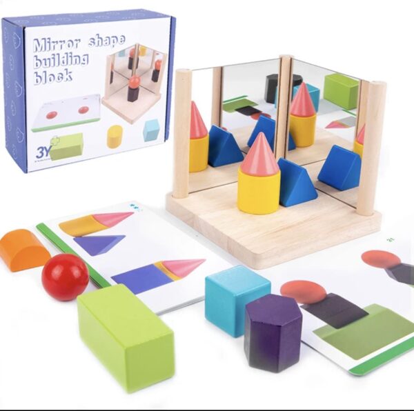 Jeu des formes géométriques un jeu avec des miroirs